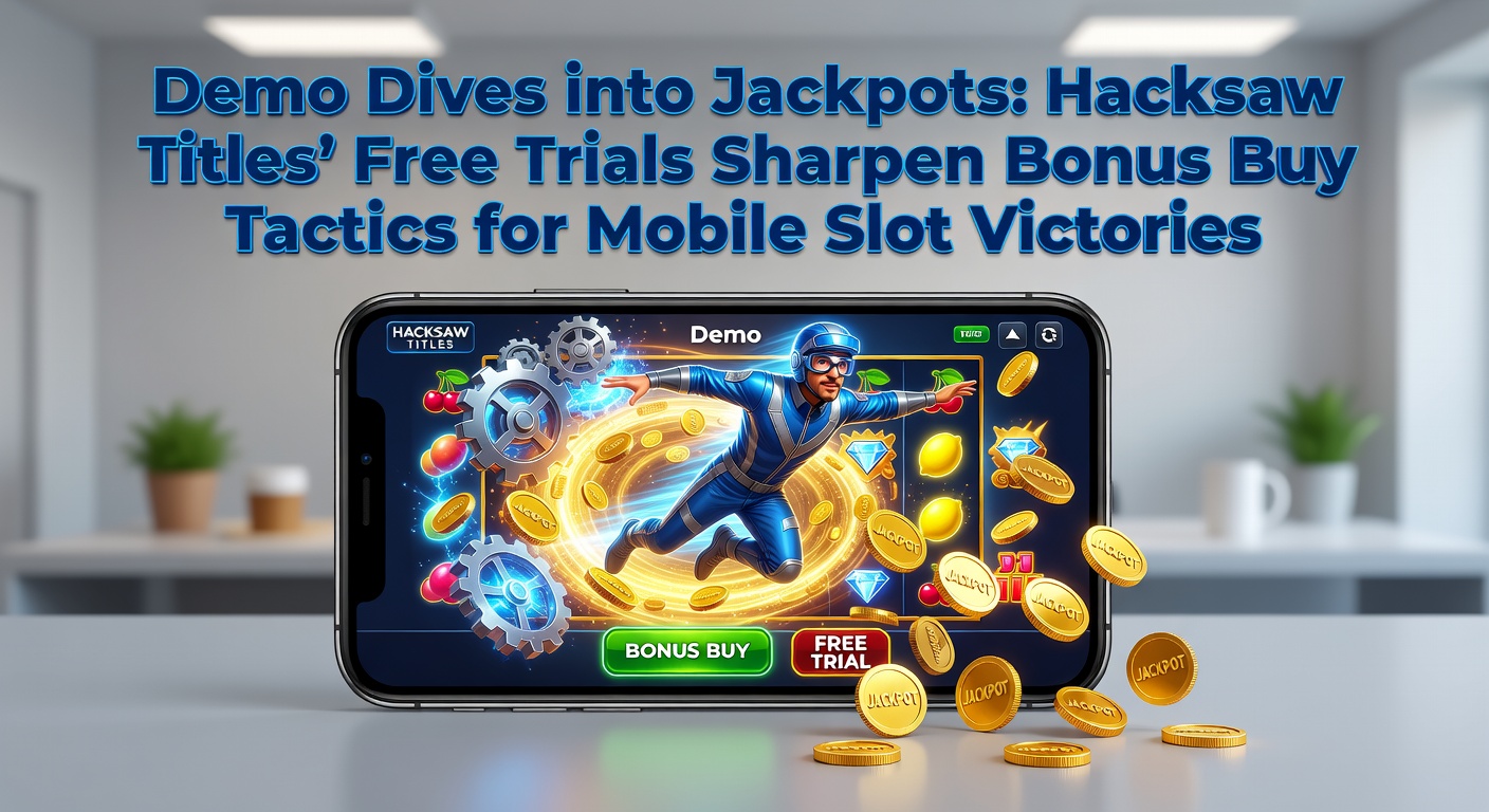 Vibrant Hacksaw Gaming demo slot screen showing cascading reels and building jackpot meters during a free trial session