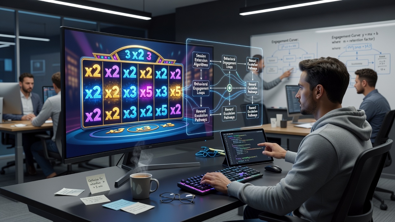 Vertical mobile casino interface showing multiplier ladder in action during portrait gameplay