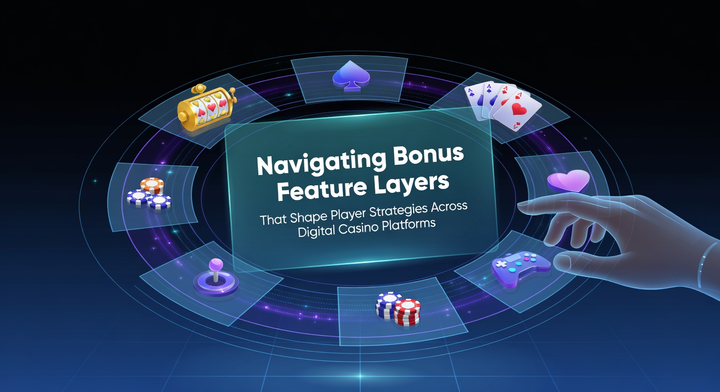 Digital casino interface displaying stacked bonus layers and player strategy indicators