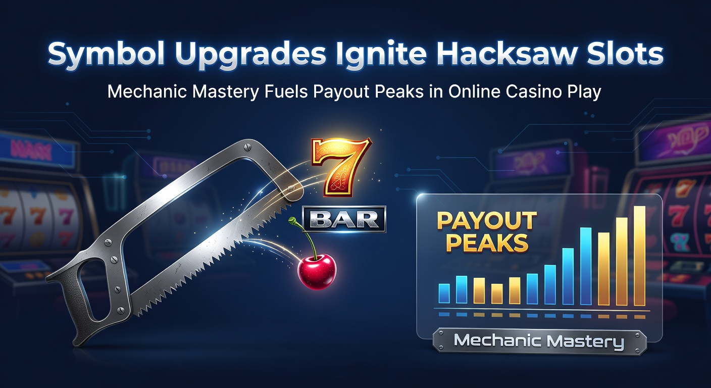 Close-up of cascading reels in a Hacksaw slot with symbol upgrades highlighted, showing low symbols morphing into golden high-value icons amid exploding multipliers